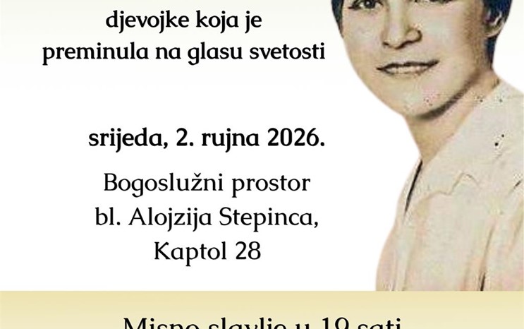Misu za 100. obljetnicu smrti Danice Širole predovdi nadbiskup Dražen Kutleša